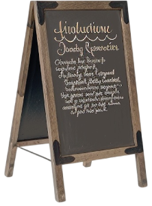 Menu board